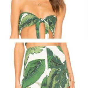 BEACH RIOT PALM SET, Size S Top, M bottom